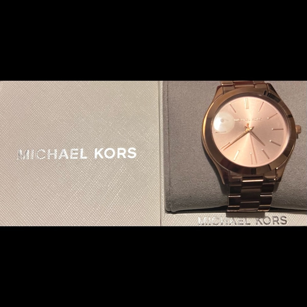 Michael Kors Oversized Rose Gold Watch